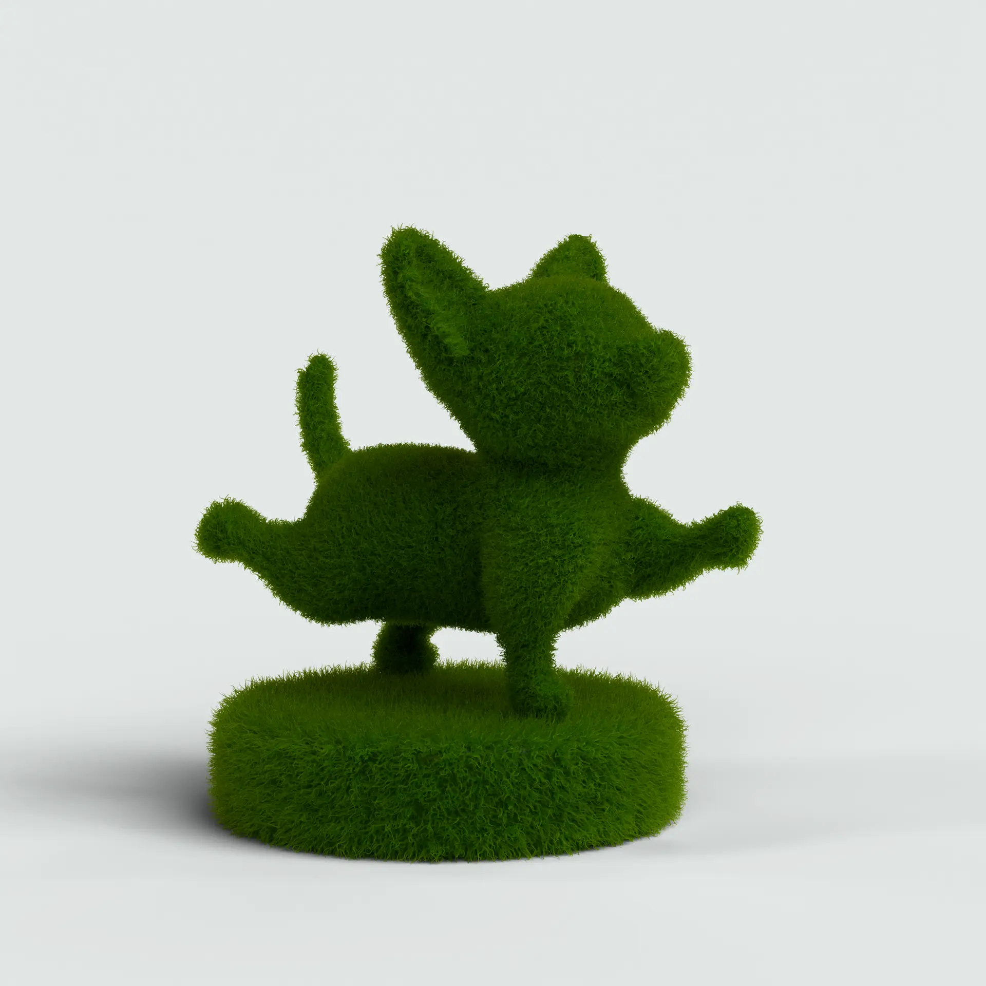 Topiaria em forma de cachorro